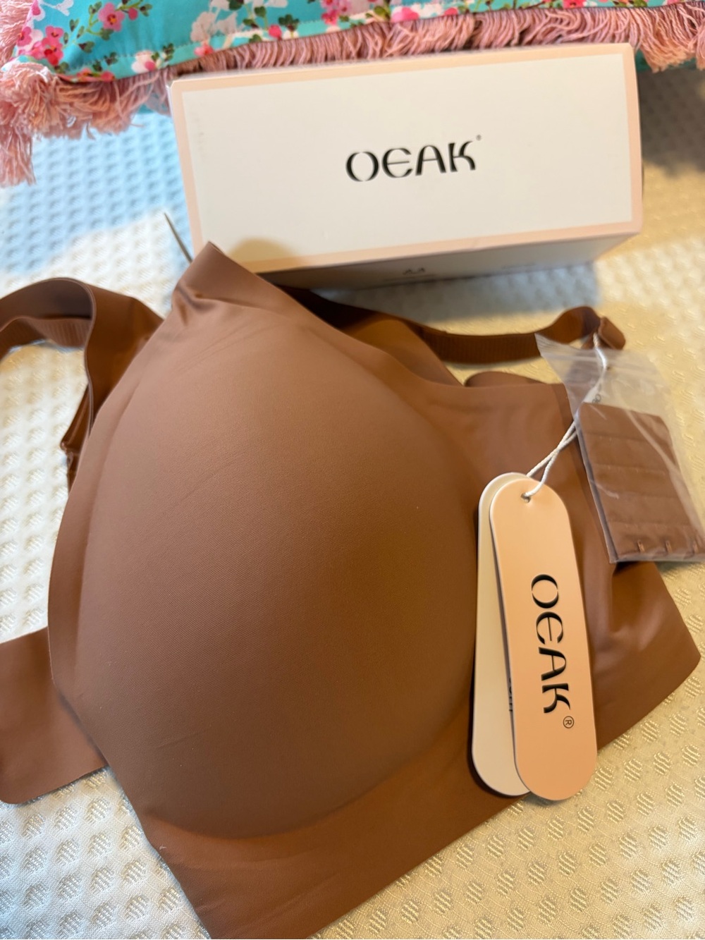 Oeak Seamless Wireless Jelly Bra (Plus Size Supportive / Full Coverage variant)